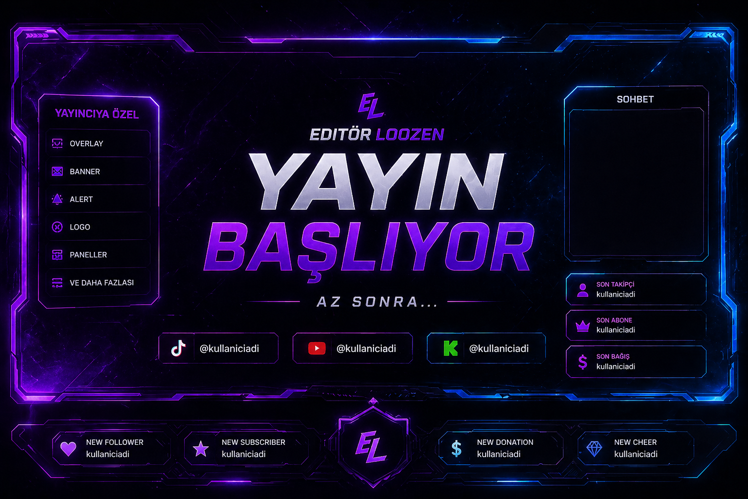 Yayın Başlıyor Overlay